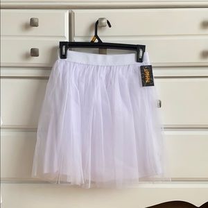 NWT white Halloween skirt